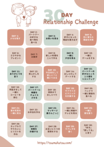 妻活30日チャレンジ リレーションシップ編