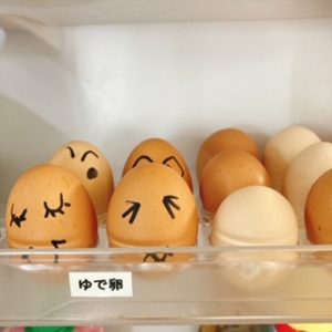 冷蔵庫のラベリング