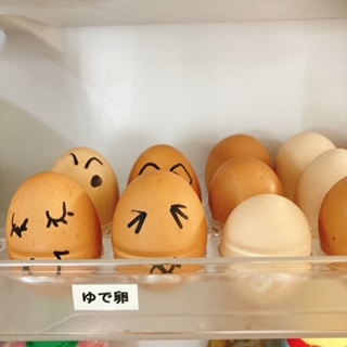 冷蔵庫のラベリング